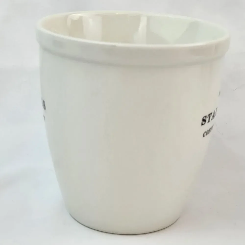 ☕️Starbucks 2007 Ivory Est 1971 Abbey Ceramic 16oz Mug